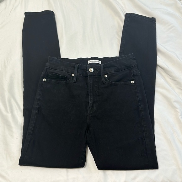 Good American Denim - Good American Black Good Legs Skinny Jeans | Size 6/28